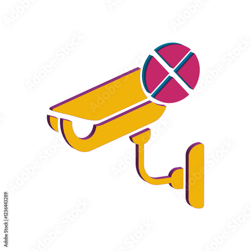 CCTV icon design template