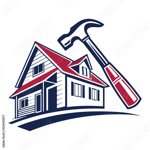 House construction logo design