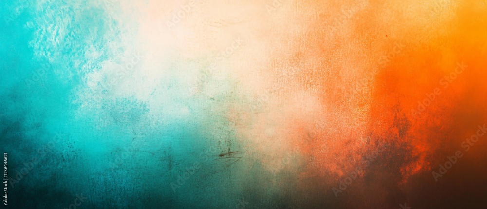 Abstract Textured Background With Teal Orange Hues Abstract Textured Background With Teal Orange Hues