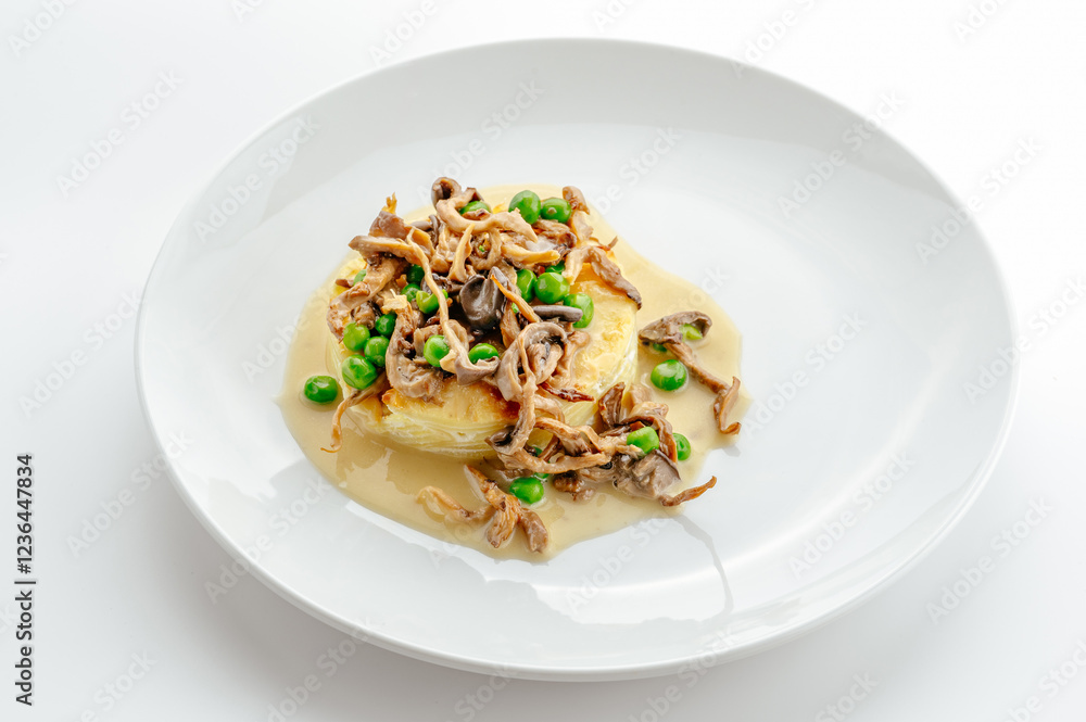 restaurant food on a white background. restaurant food on a white background.