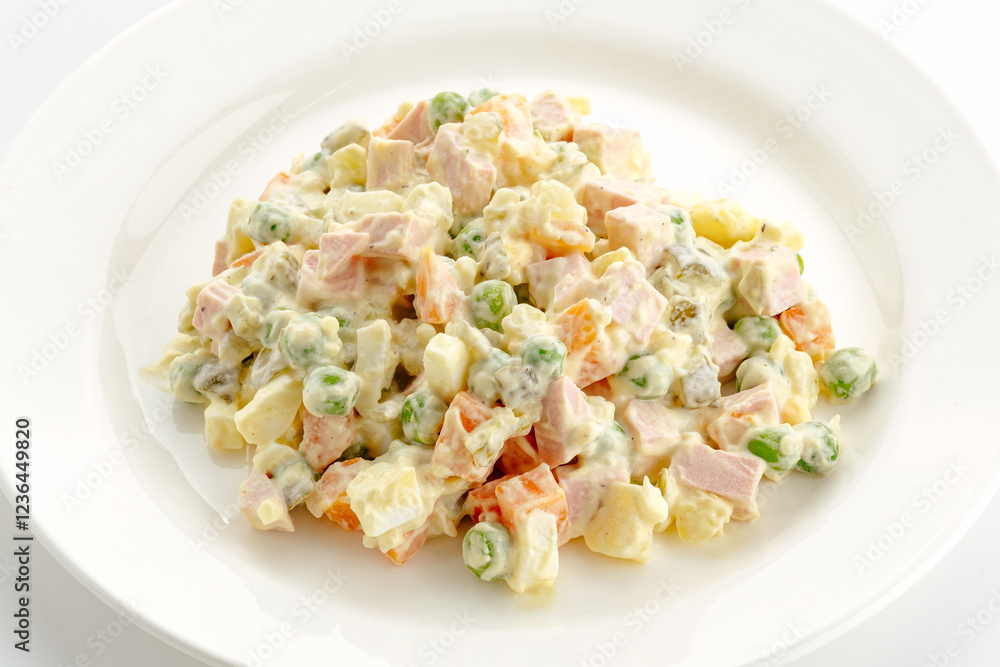 restaurant food on a white background. restaurant food on a white background.