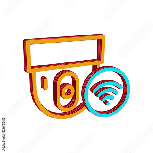CCTV icon design template