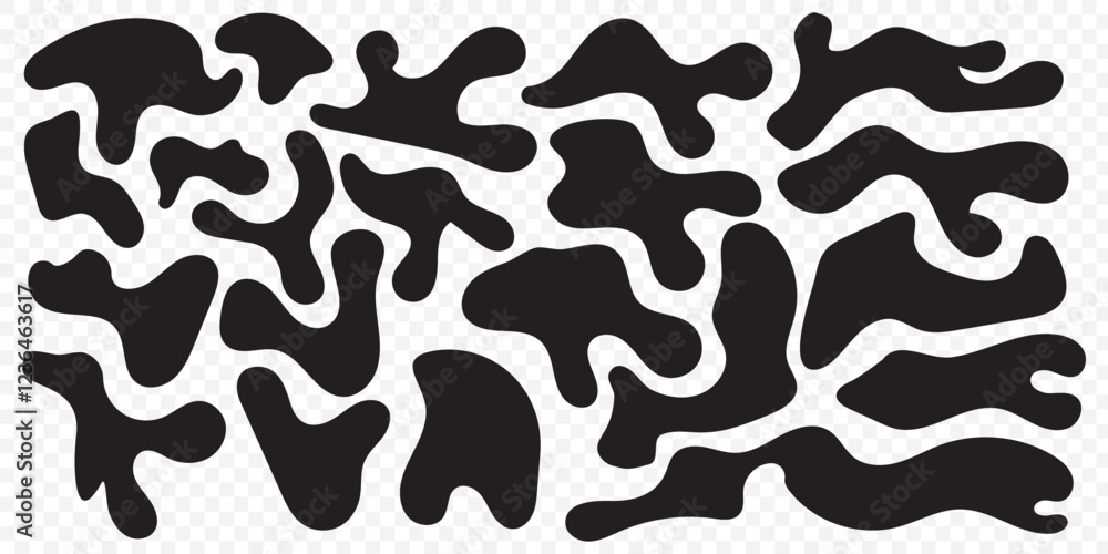 random shapes black blobs. Transparent PNG available
simple black water splash set illustration. Eps 10. random shapes black blobs. Transparent PNG available
simple black water splash set illustration. Eps 10.