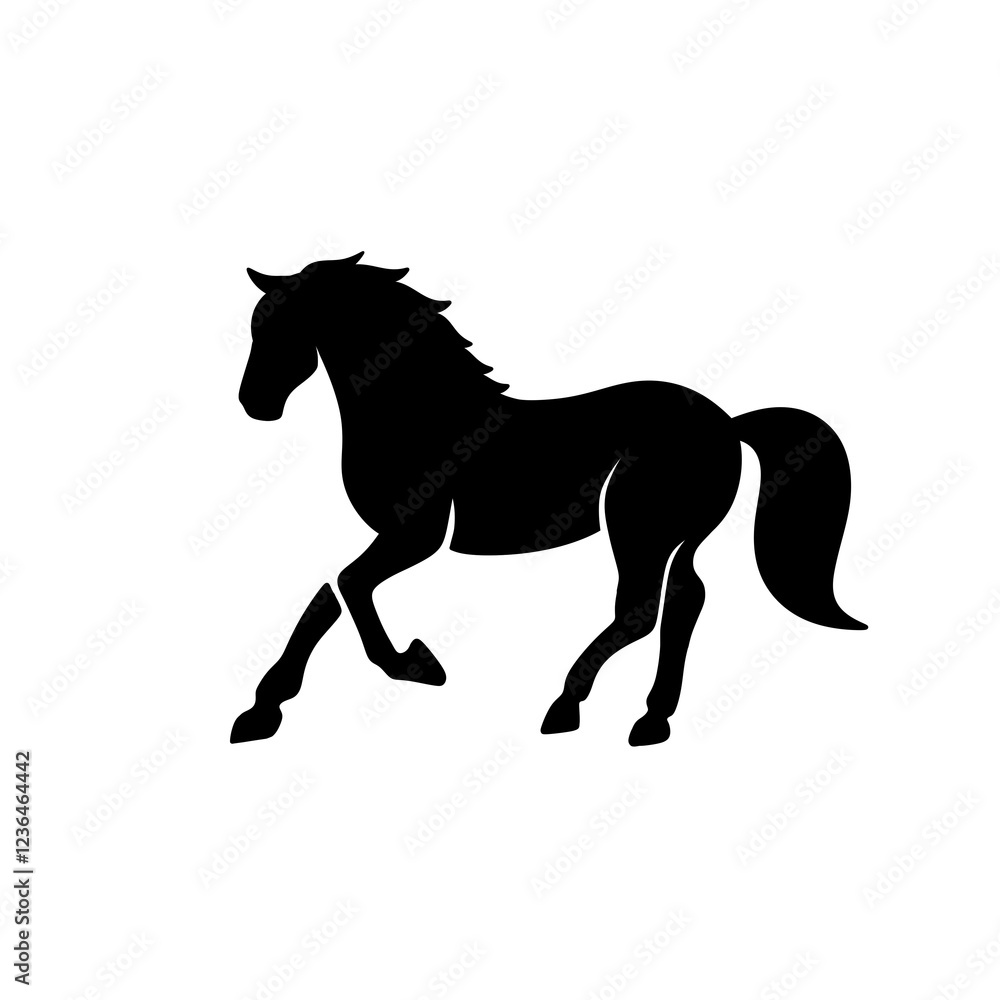Fototapeta premium horse silhouette