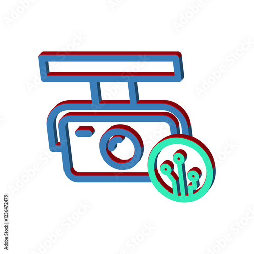 CCTV icon design template
