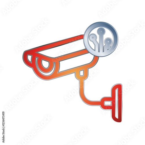 CCTV icon design template