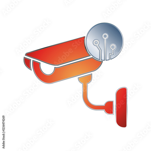 CCTV icon design template