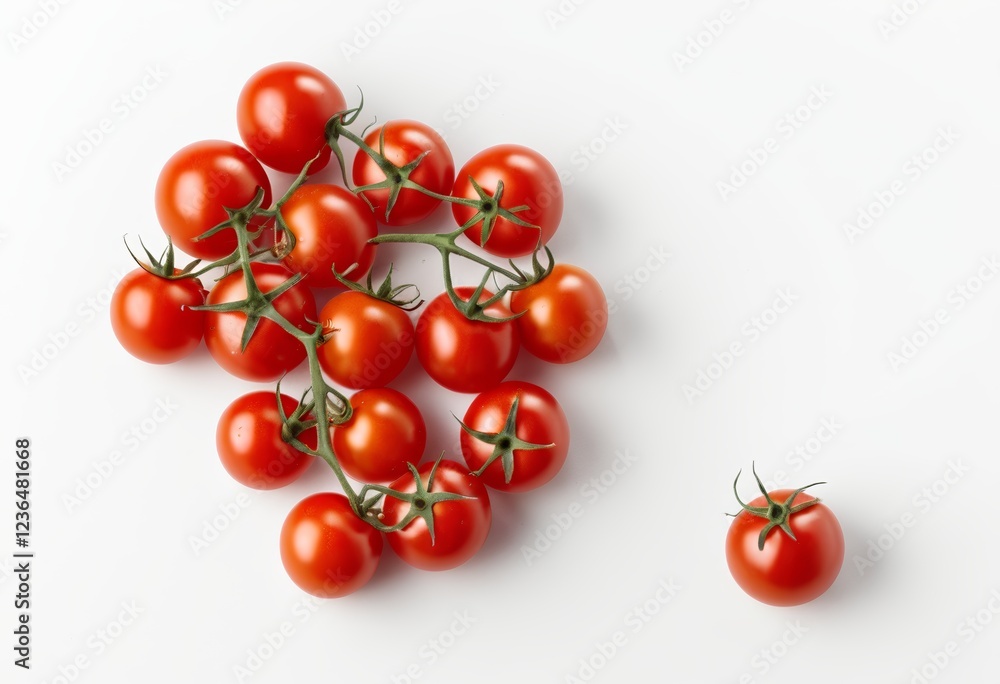 Virgo Tiny Tomato Tiny Tomato on White Background Virgo Tiny Tomato Tiny Tomato on White Background