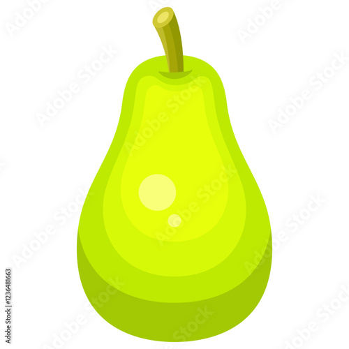 Flat Pear Icon