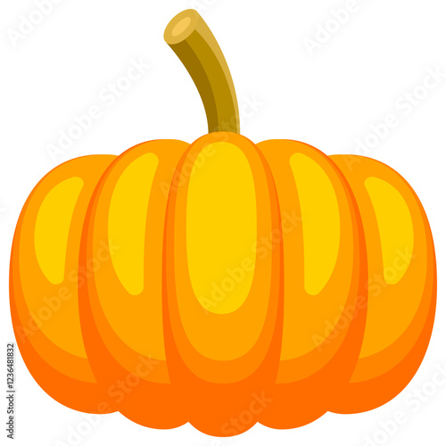 Flat Pumpkin Icon