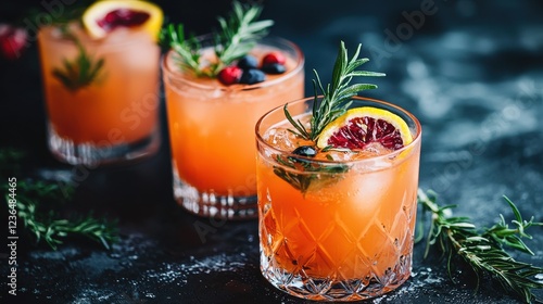 Refreshing Rosemary Grapefruit Cocktails