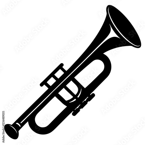 trumpet vector illustration