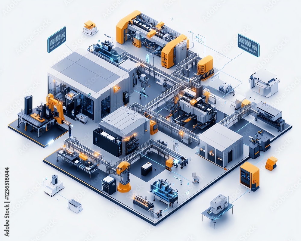 A cuttingedge Industry 40 smart factory with IIoTenabled machines A cuttingedge Industry 40 smart factory with IIoTenabled machines