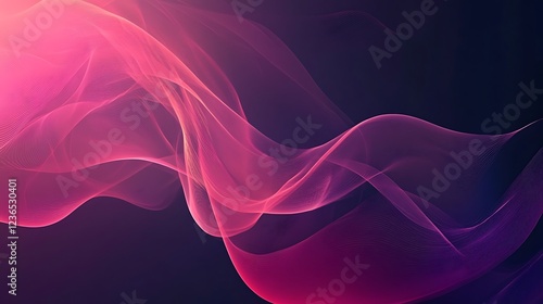 Abstract Pink and Purple Wave Pattern Design