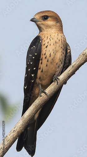 HD Phone Wallpaper Beautiful Chestnut backed Sparrowhawk Perched on Branch Wildlife Photography photo