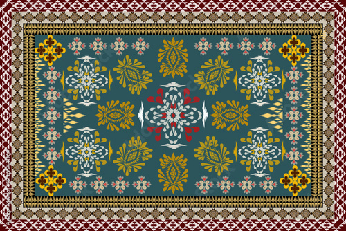 Persian Turkish carpet rug antique pattern decoration 
