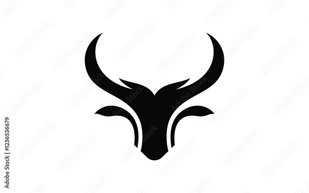 Taurus Logo vector icon illustration design template Taurus Logo vector icon illustration design template