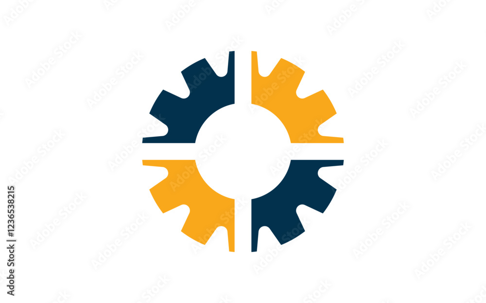 Gear industry Vector icon design illustration Template Gear industry Vector icon design illustration Template