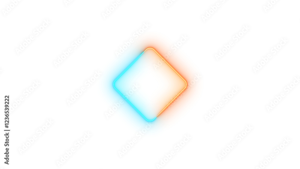 Diamond icon glowing neon brown cyan gradient color Diamond icon glowing neon brown cyan gradient color