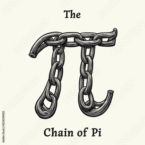 Pi Symbol Chain: Mathematical Constant in a Linked Form