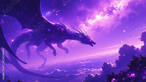 anime wallpaper abstract illustration background..