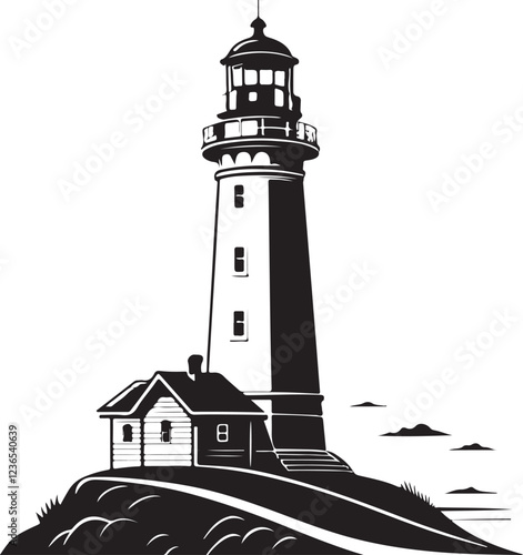 Isolated black stern oder leuchtturm icon Vector, black stern oder leuchtturm Silhouette,black stern oder leuchtturm icon set, black stern oder leuchtturm for logo,color black stern oder leuchtturm