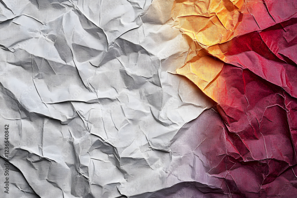 Texture of crumpled baking paper Texture of crumpled baking paper