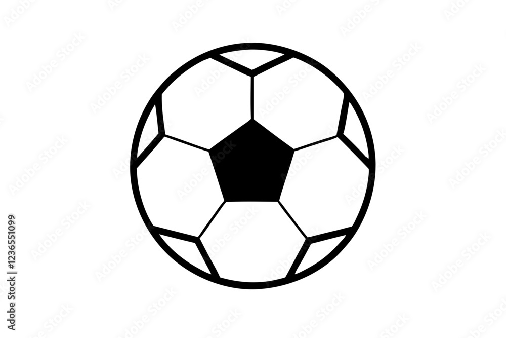 Soccer Ball Flat Icon - Vector Football Design for Sports (12) Soccer Ball Flat Icon - Vector Football Design for Sports (12)
