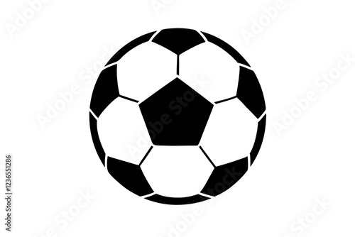 Soccer Ball Flat Icon - Vector Football Design for Sports (12)
