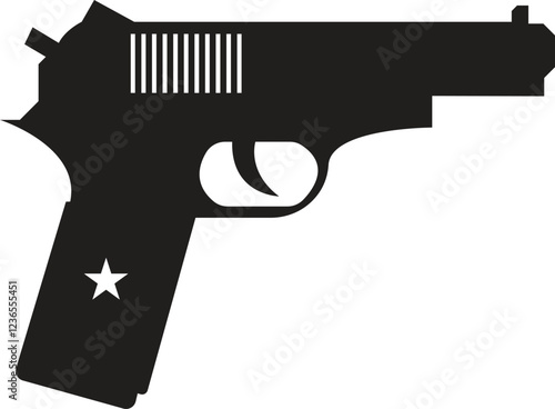 Pistol vector file 