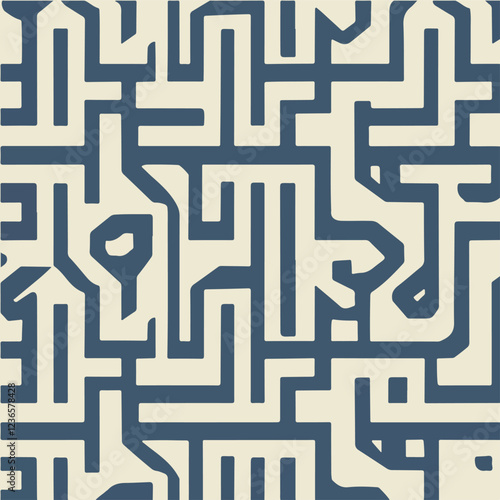 Maze pattern, no specific name given