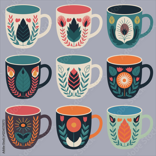Mug vector