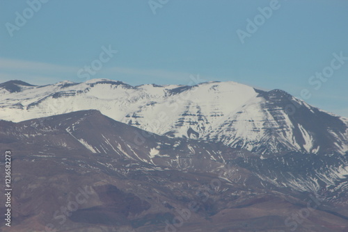 Snow Capped Atlas Mountains in Morocco photo