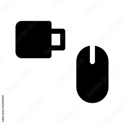 mouse line icon. linear style sign for mobile concept and web design. Mouse and usb adapter outline vector icon. Symbol, logo illustration. Vector graphicsrk