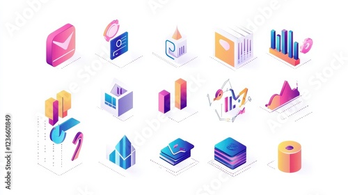Wallpaper Mural Corporate identity, Business marketing strategy development flat icons set. Company branding, competitive analysis, product positioning metaphors. Vector isolated concept metaphor illustrations Torontodigital.ca