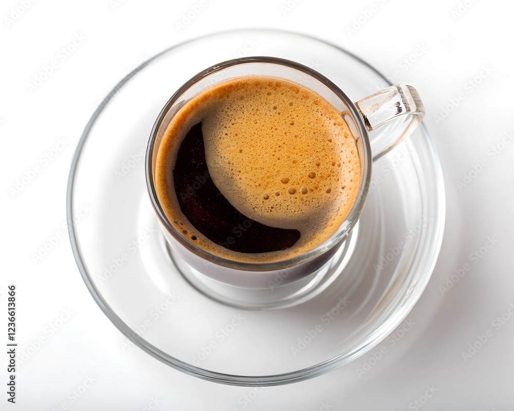 coffee stylish opaque ceramic cup filled with dark espresso, topped with a golden crema layer.
coffee stylish opaque ceramic cup filled with dark espresso, topped with a golden crema layer.