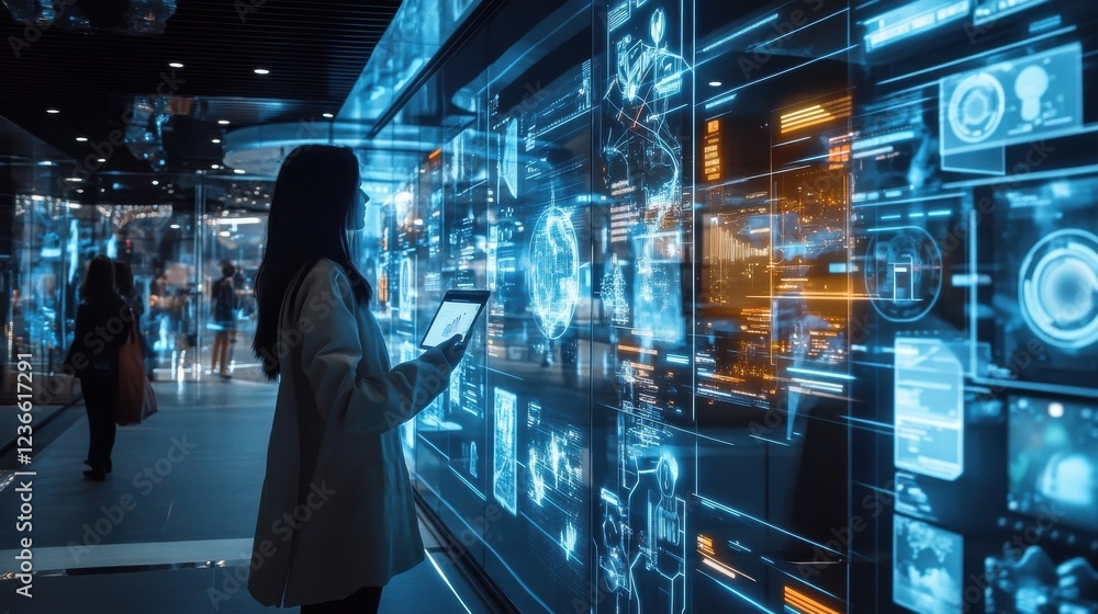 Obraz premium Understanding Customer Segments via Digital Boards and Avatars