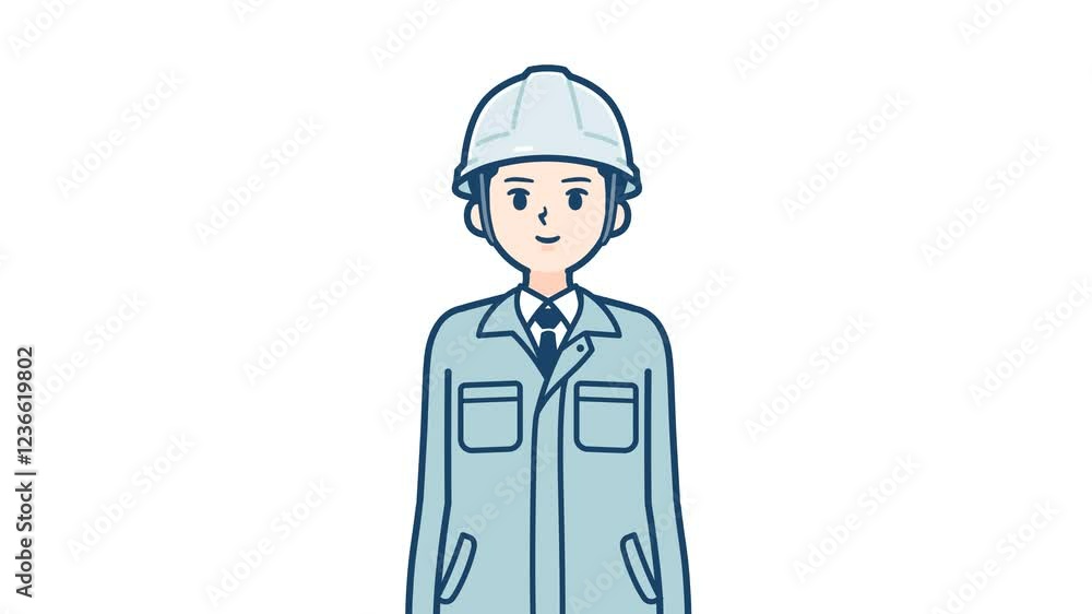 work wear man_blink and smile quietly_with alpha channel.mov work wear man_blink and smile quietly_with alpha channel.mov