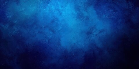 Blue background with a white brush stroke