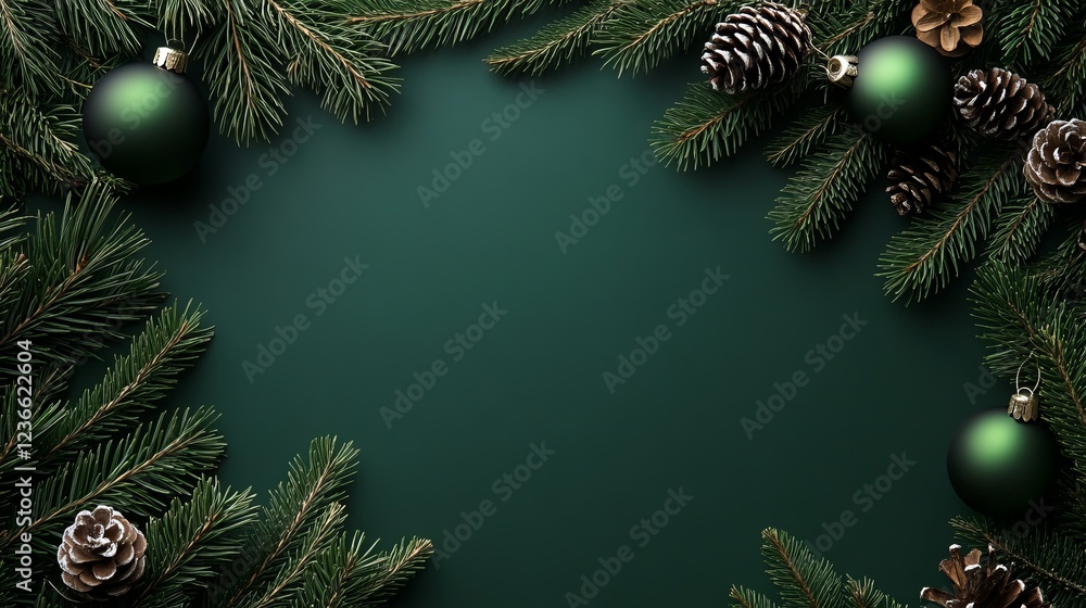 Lush Green Christmas Tree Adorned with Pine Cones and Natural Elements Creating a Festive and Cozy Atmosphere Perfect for Celebrating the Joyful Holiday Season with Family and Friends Lush Green Christmas Tree Adorned with Pine Cones and Natural Elements Creating a Festive and Cozy Atmosphere Perfect for Celebrating the Joyful Holiday Season with Family and Friends