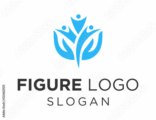Logo about Figure created using the CorelDraw application. on a white background.