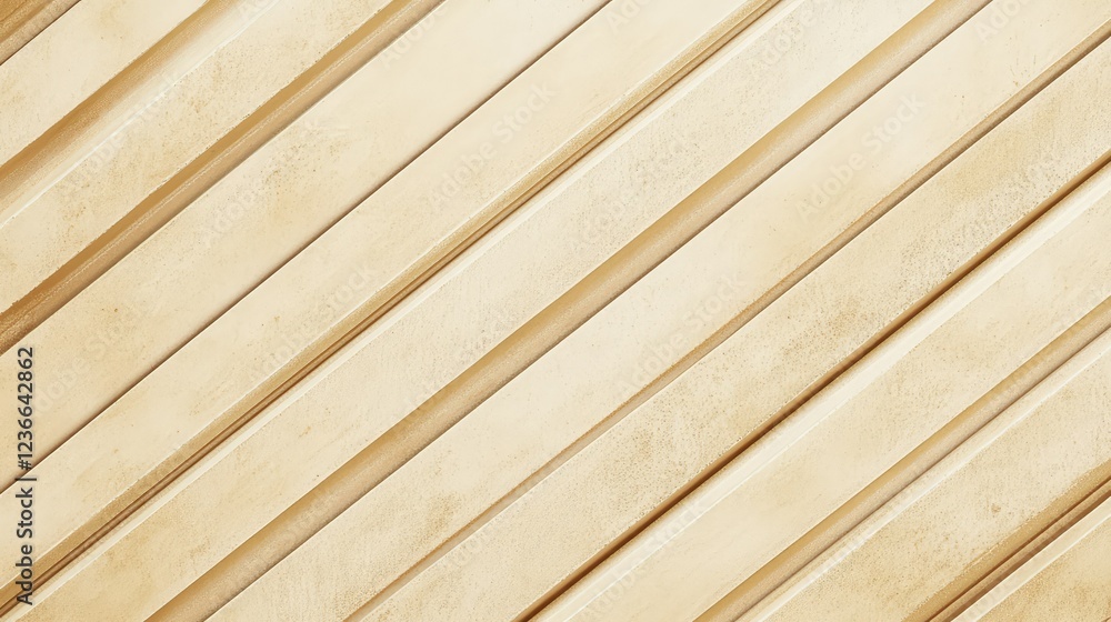 Fototapeta premium Light tan diagonal stripe background, ideal for modern and elegant design compositions.
