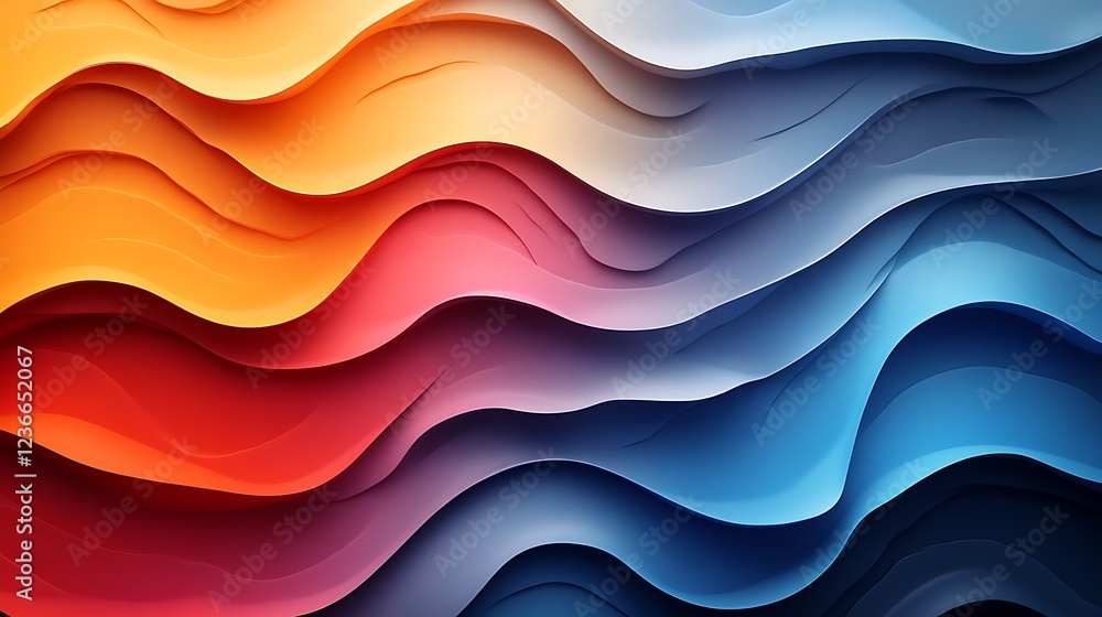 Abstract Colorful Waves Gradient Design Background Abstract Colorful Waves Gradient Design Background