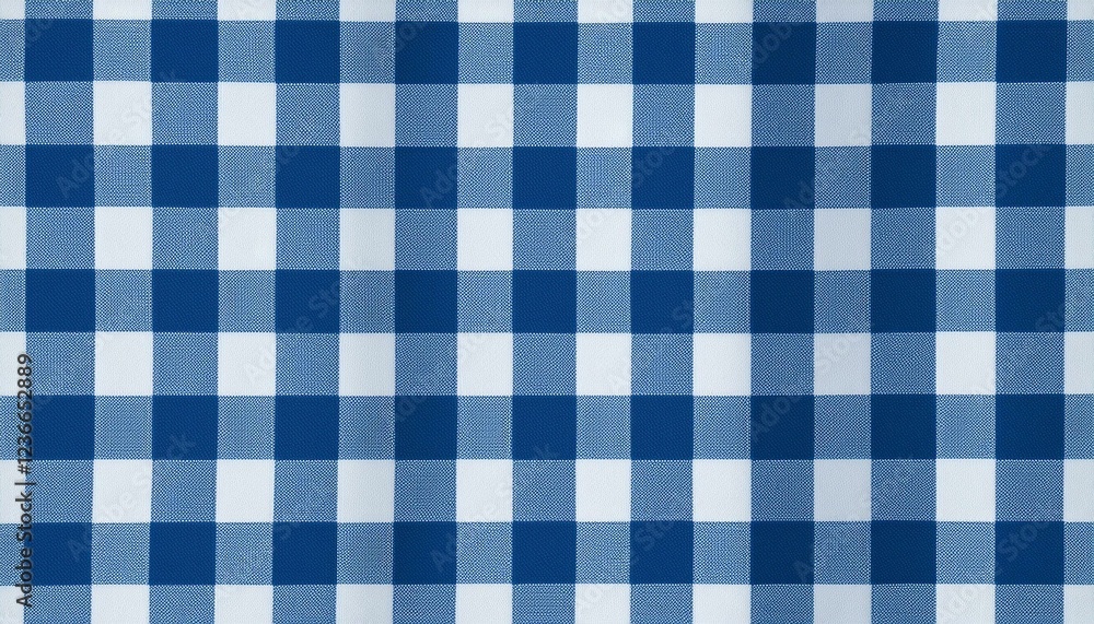 Blue white tablecloth pattern lines. Gingham seamless pattern. Blue white tablecloth pattern lines. Gingham seamless pattern.