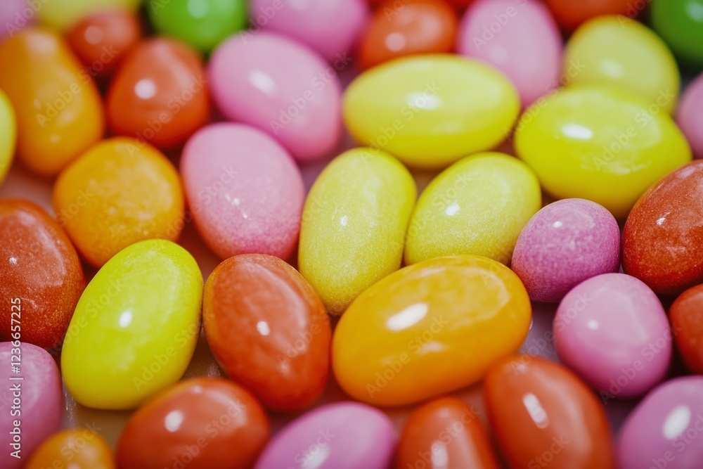 Top view, Colorful pebbles, simple background, close-up Top view, Colorful pebbles, simple background, close-up