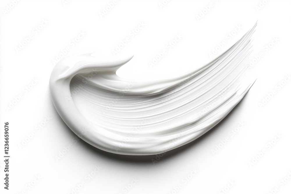 Creamy texture of whipped cream smoothly swirled on a clean background showcasing its light and airy consistency in a culinary preparation Creamy texture of whipped cream smoothly swirled on a clean background showcasing its light and airy consistency in a culinary preparation