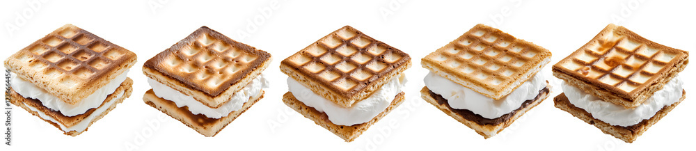 Delicious Toasted S'mores with Marshmallow and Chocolate – Classic Campfire Treats Delicious Toasted S'mores with Marshmallow and Chocolate – Classic Campfire Treats