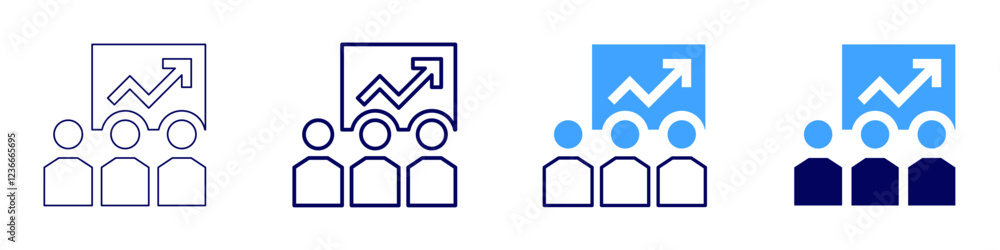 Training user icon in 4 different styles. Thin Line, Line, Bold, and Bold Line. Duotone style. Editable stroke Training user icon in 4 different styles. Thin Line, Line, Bold, and Bold Line. Duotone style. Editable stroke