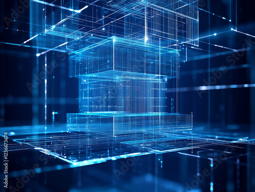 Futuristic Digital Network Architecture