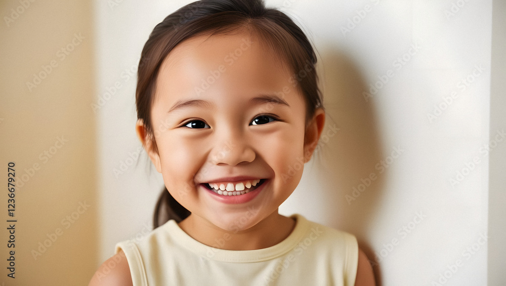 Yong Asian girl natural smiling Yong Asian girl natural smiling